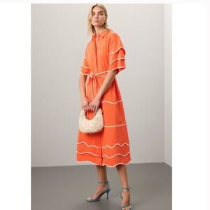 Alexis Rhodes Orange Dress